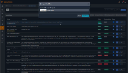 Import demo