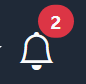 Bell notification badge